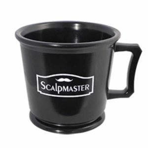 Scalpmaster Rubber Shaving Mug – Black #SCMUGR