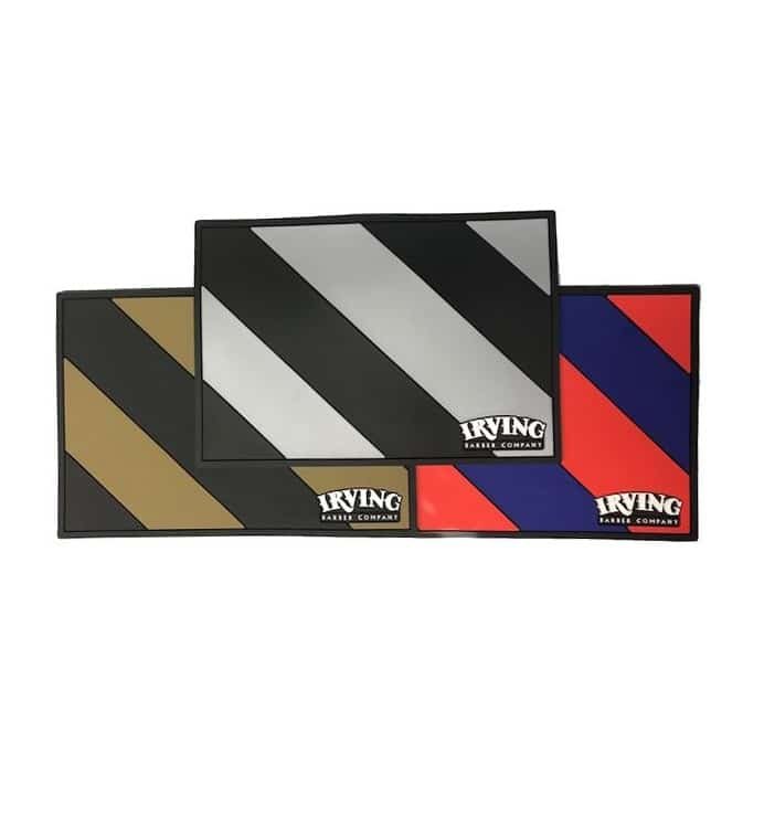 Irving Barber Company Work Station Mat – Stripes