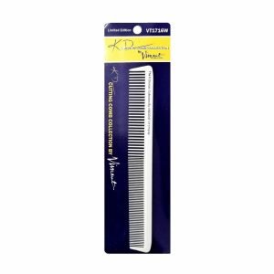 Vincent KD Ceramic White Cutting Comb #VT1716W